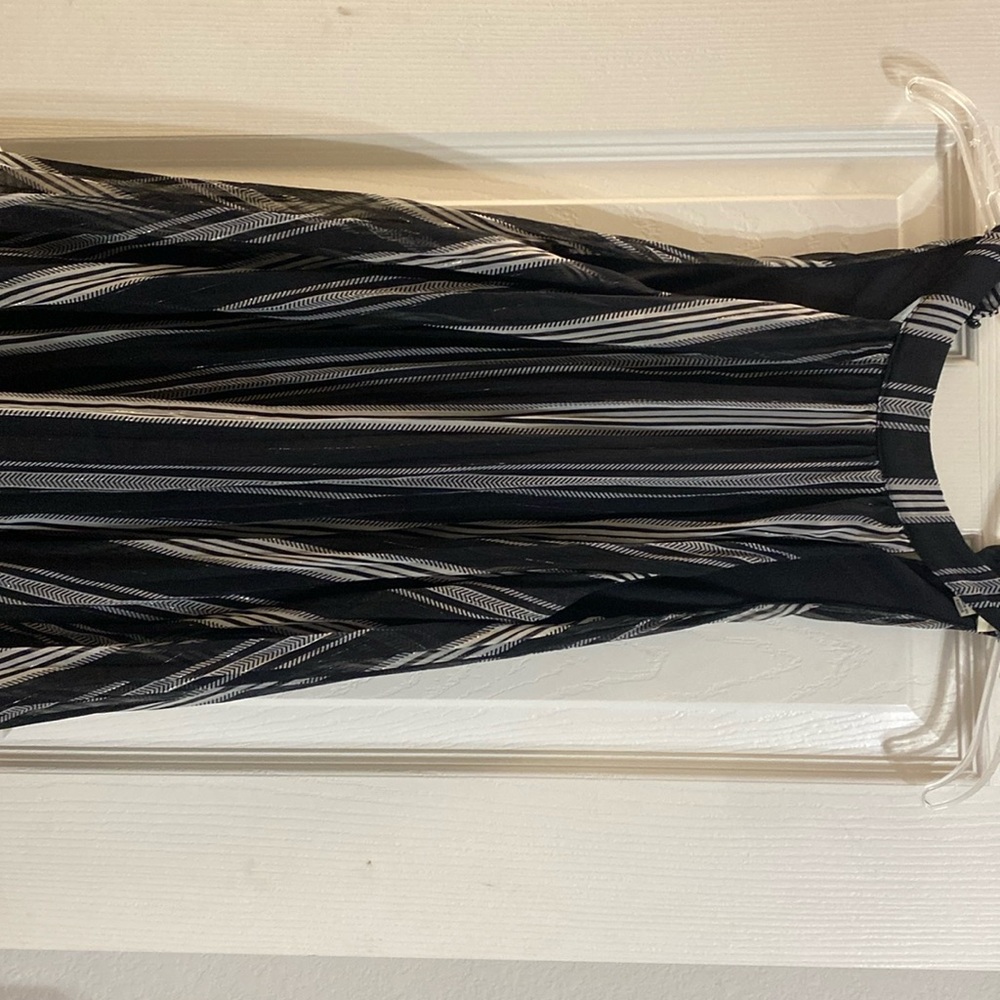 Black and white dressy tank top by Lily White extra small